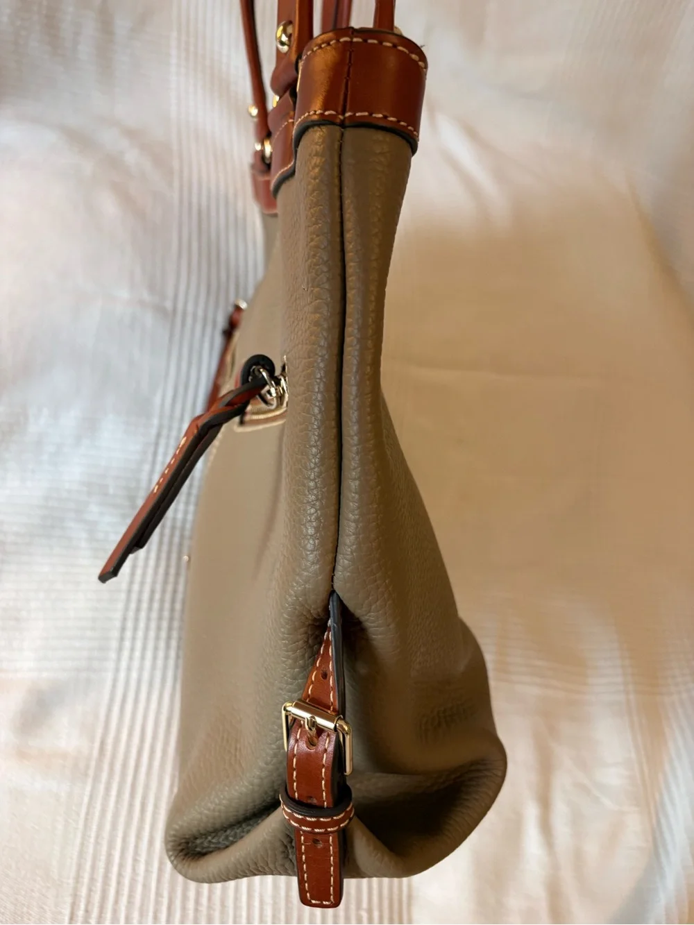 Dooney & Bourke Pebble Grain Small Sara Bag - Elephant